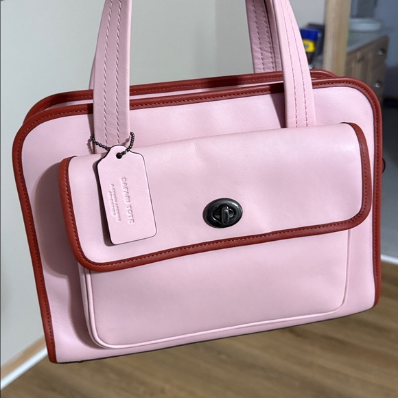 Coach Safari Tote in Blush/Terracota - Picture 2 of 16